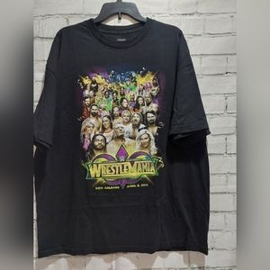 WrestleMania New Orleans 2018 Men's TShirt Size 2XL Andre The Giant Memorial GUC